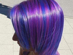 bunte Haare von Friseur Cabellera